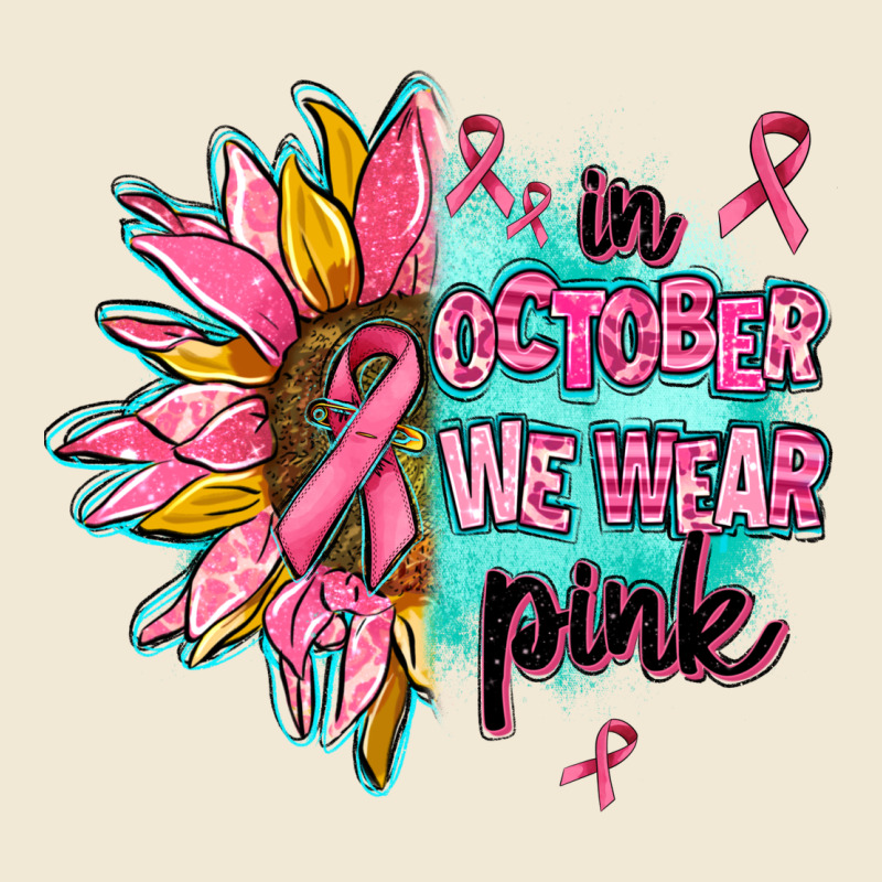 Sunflower In October We Wear Pink Premium Tee by AdoDesignShop | Teevron