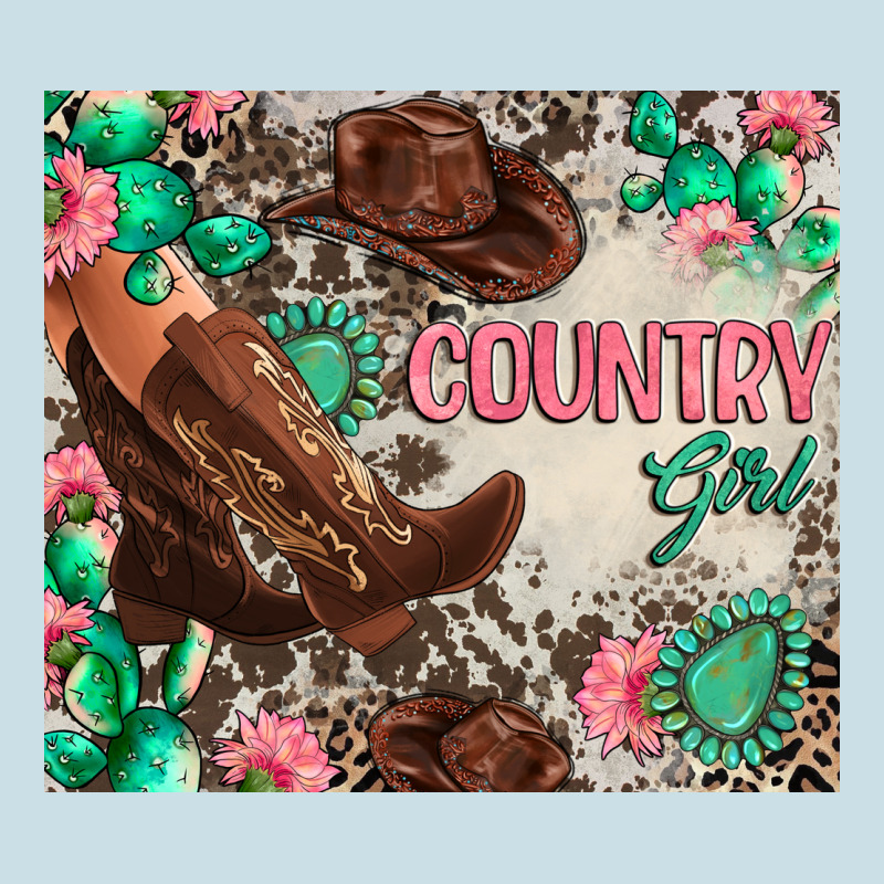 Country Girl Ladies Tee by Zillion Design Studio | Teevron