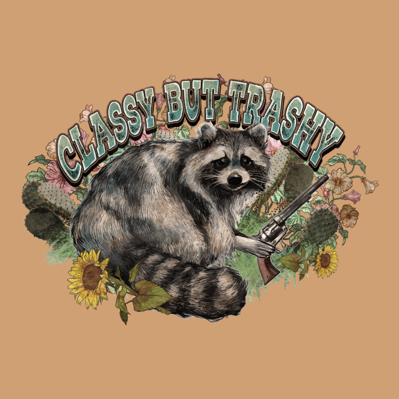 Classy But Trashy Racoon Vintage Tee by NancyCooperArtShop | Teevron
