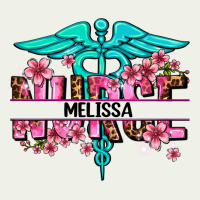 Floral Nurse Custom Name Urban Heavy Tee | Teevron