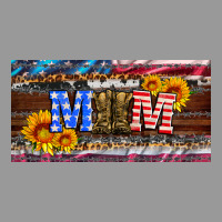 Soldier Mom License  Plate Vintage Hoodie | Teevron