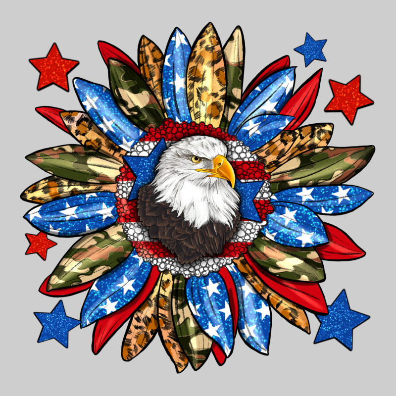 American Flag Sunflower Premium Tee by Neo Western | Teevron
