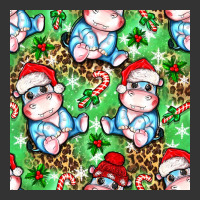 Christmas cute hippo sitting | Teevron