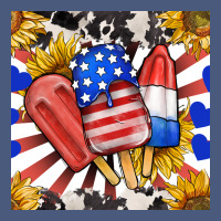 Patriotic Popsicles And Sunflowers Vintage Hoodie | Teevron