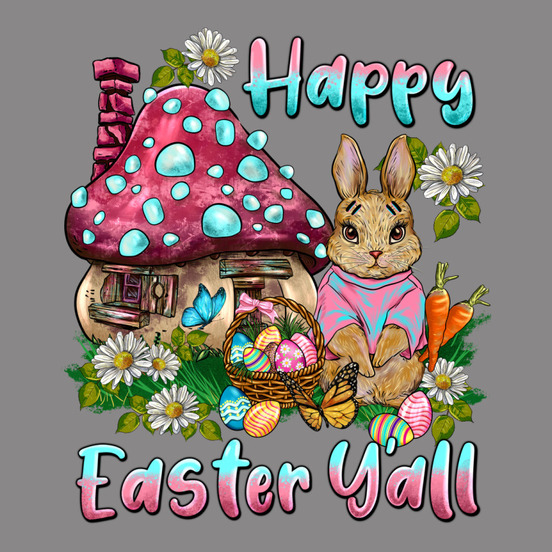 Happy Easter Y'all Rabbit Vintage Tee by BarkalooDesign | Teevron