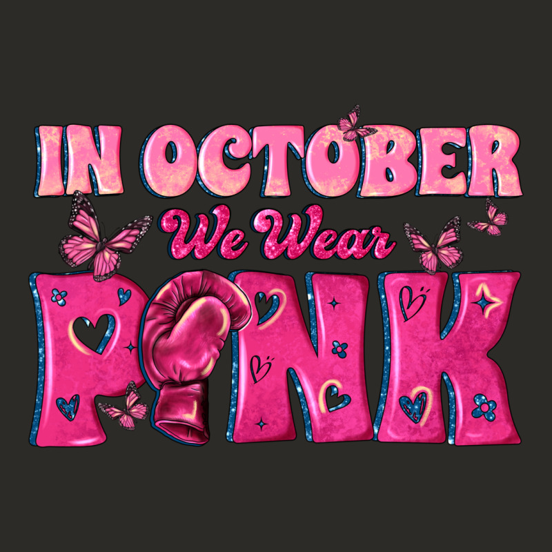 In October We Wear Pink Heavy Core Tee by texasbilliewilder | Teevron