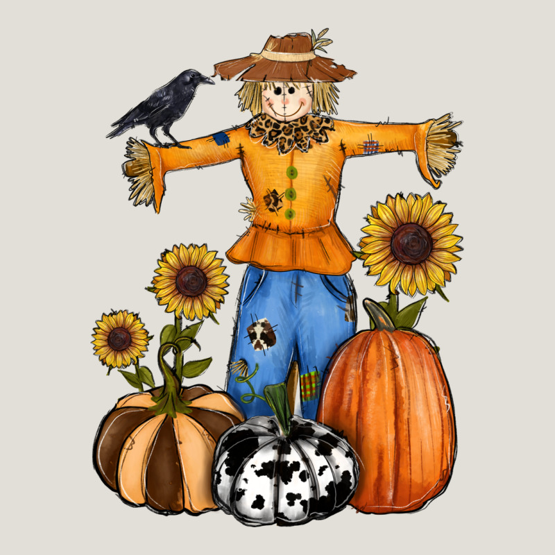 Pumpkin Sunflower Fall Scarecrow Heavy Core Tee by RanaPortraitStore | Teevron
