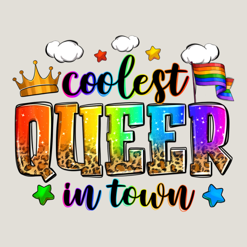 Coolest Queer In Town Heavy Core Tee by Zillion Design Studio | Teevron