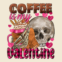 Coffee Is My Valentine Skull Premium Tee | Teevron