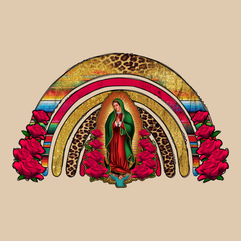 Lady Of Guadalupe Rainbow Heavyweight Sweatshirt by Jasminsmagicworld | Teevron