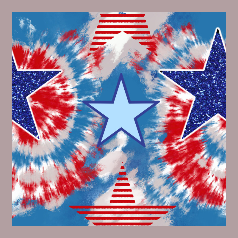 Patriotic Tie Dye Stars Vintage Hoodie by BundleAndBundleShop | Teevron
