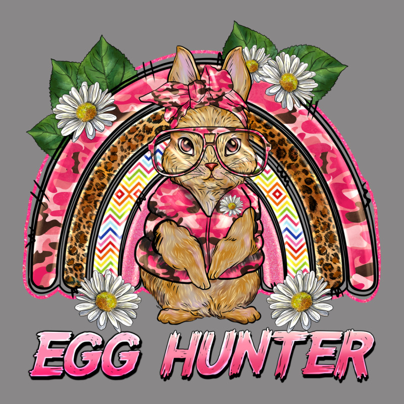 Easter Pink Camouflage Egg Hunter  Bunny Rainbow Vintage Tee by BarkalooDesign | Teevron