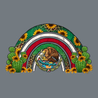 Mexican Flag Cactus And Sunflowers Rainbow Heavyweight Sweatshirt | Teevron