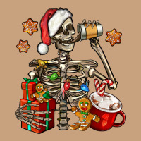 Christmas Skeleton Coffee Vintage Tee | Teevron