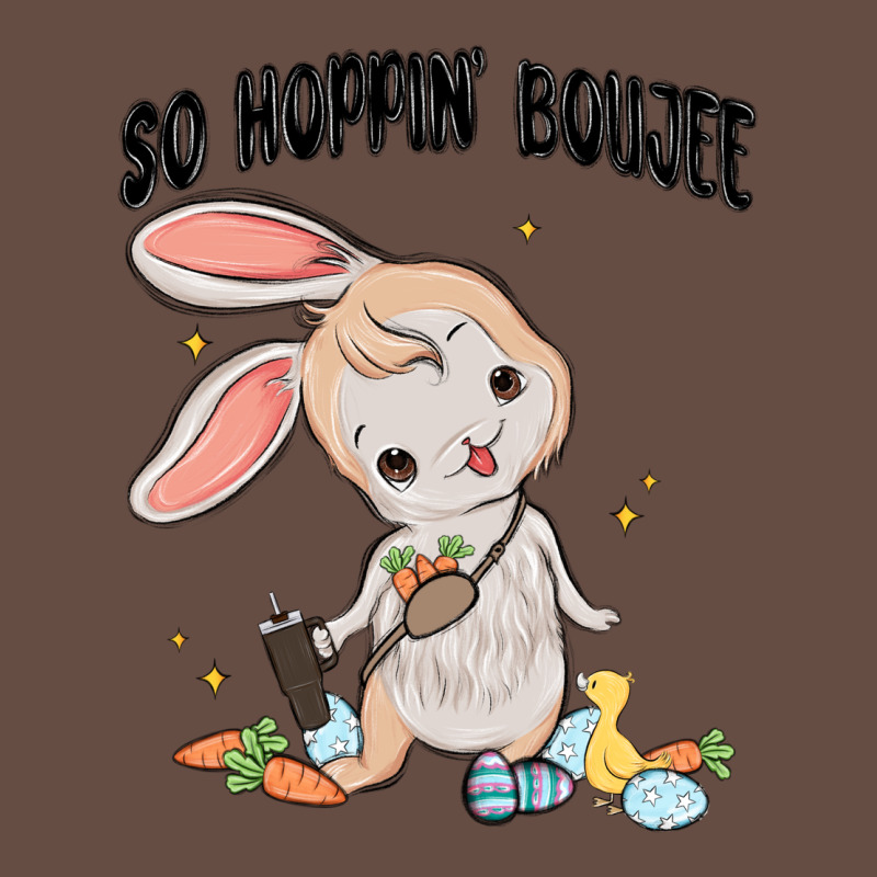 So Hoppin Boujee Easter Bunny  Belt Bag Ins Long Sleeve Tee by MaliasSmallBusiness | Teevron