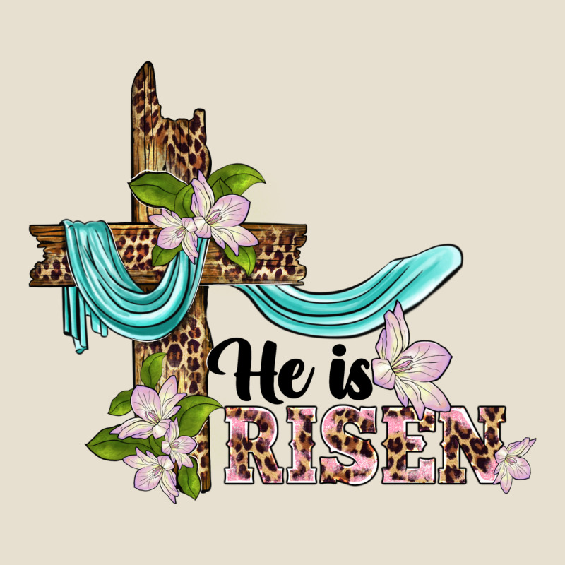 He Is Risen Cross Urban Heavy Tee by BarkalooDesign | Teevron