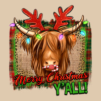 Merry Christmas Y'all Highland Cow Heavyweight Sweatshirt | Teevron