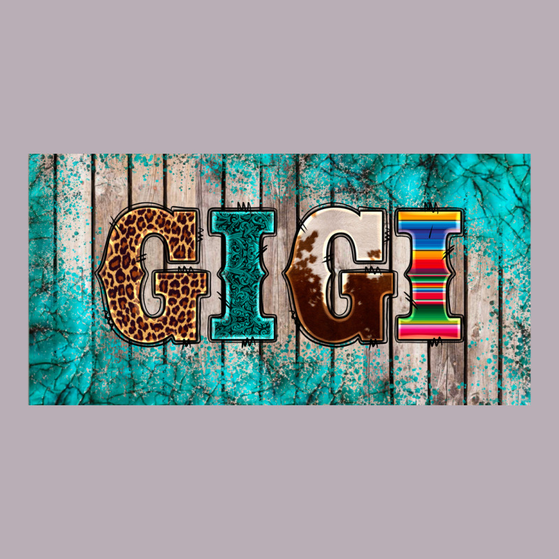 Western Turquoise Gigi License Plate Vintage Tee by BarkalooDesign | Teevron