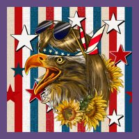 Mullet Eagle Seamless Pattern Vintage Hoodie | Teevron
