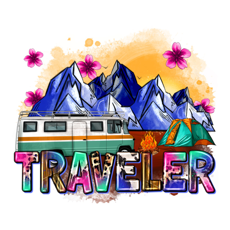 Traveler Ladies Tee by Zillion Design Studio | Teevron