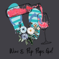 Wine Flip Flops Girl Heavyweight Hoodie | Teevron