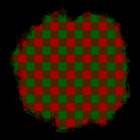 Christmas Tartan Patch Zipper Hoodie | Teevron