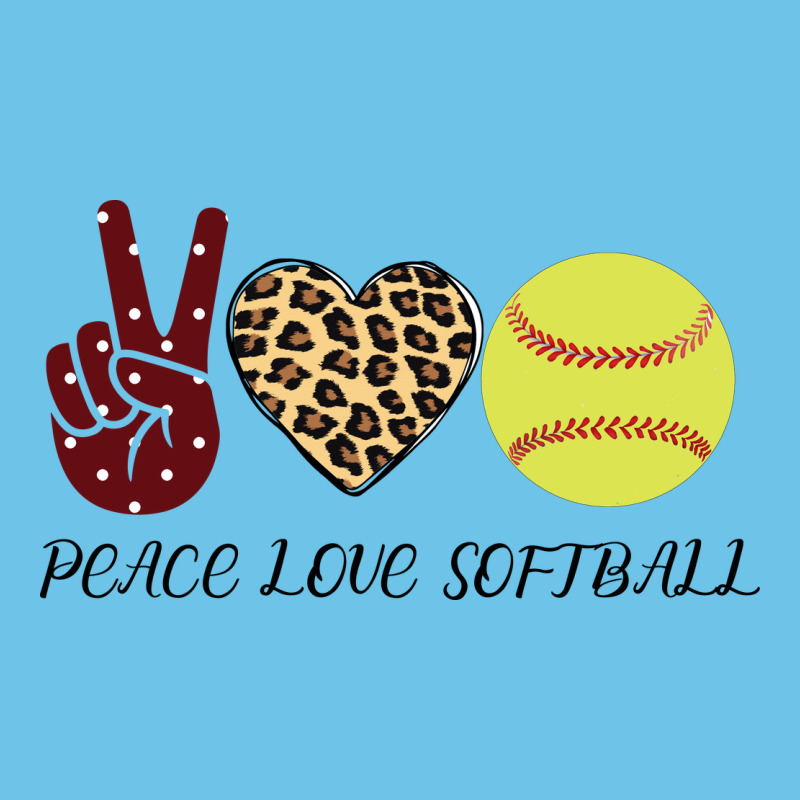 Peace Love Softball Premium Sweatshirt by Bettercallsaul | Teevron