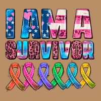 I Am A Survivor With All Cancer Ribbons Vintage Hoodie | Teevron