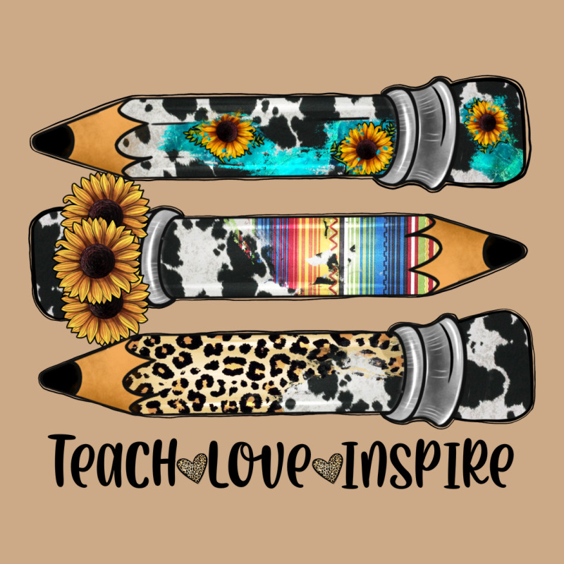 Western Pencils Teach Love Inspire Vintage Hoodie by JahusDesignShop | Teevron