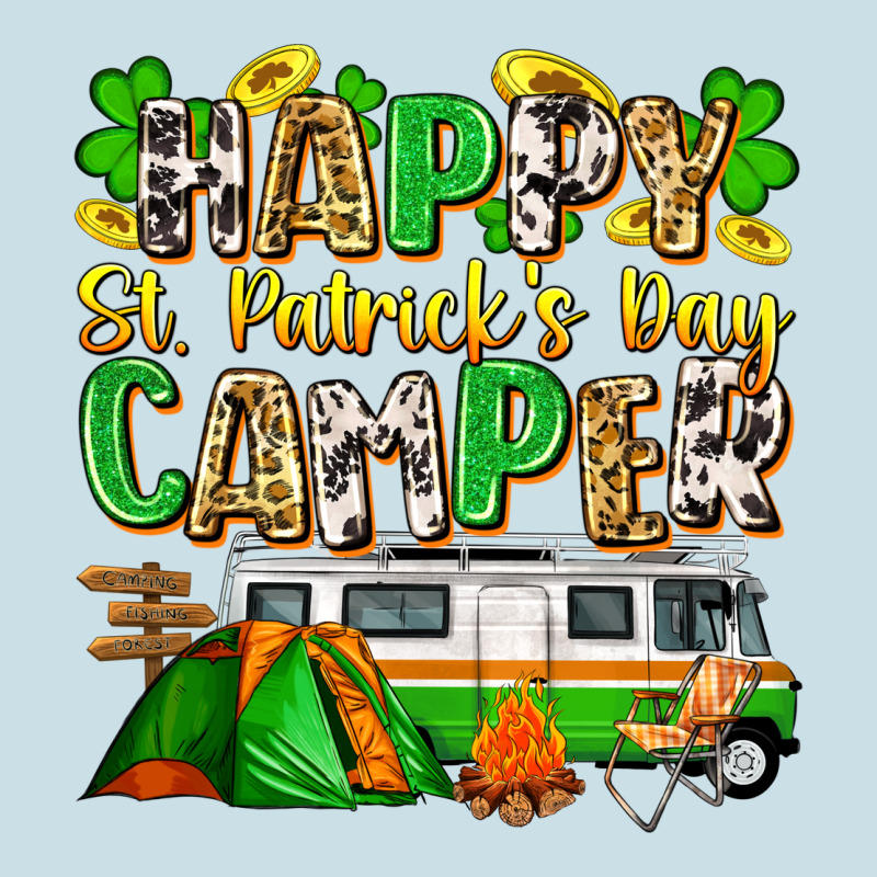 Happy St. Patrick's Day Camper Ladies Tee by Zillion Design Studio | Teevron
