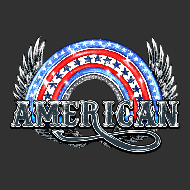 American Rainbow Urban Heavy Tee by NancyCooperArtShop | Teevron