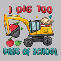 I Dig 100 Days Of School Excavator Long Sleeve Tee | Teevron