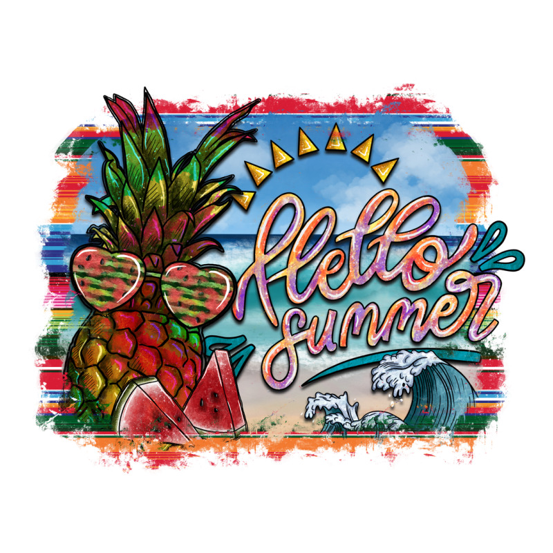 Hello Summer Premium Tee by SublimationCraftShop | Teevron