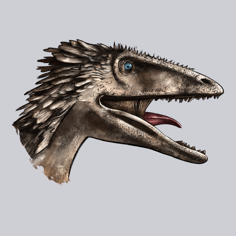 Deinonychus Face Heavyweight Sweatshirt by LillyAllenDesigns | Teevron