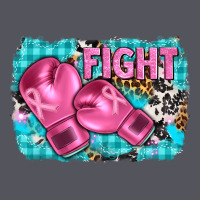 Fight With Boxing Gloves And Cancer Ribbon Vintage Hoodie | Teevron
