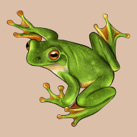 White Lipped Tree Frog Illustrations Urban Heavy Tee | Teevron