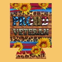 Proud Veteran  12 Oz Regular Can Cooler Vintage Hoodie | Teevron