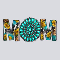 Western Mom With Turquoise Gemstone Zipper Hoodie | Teevron