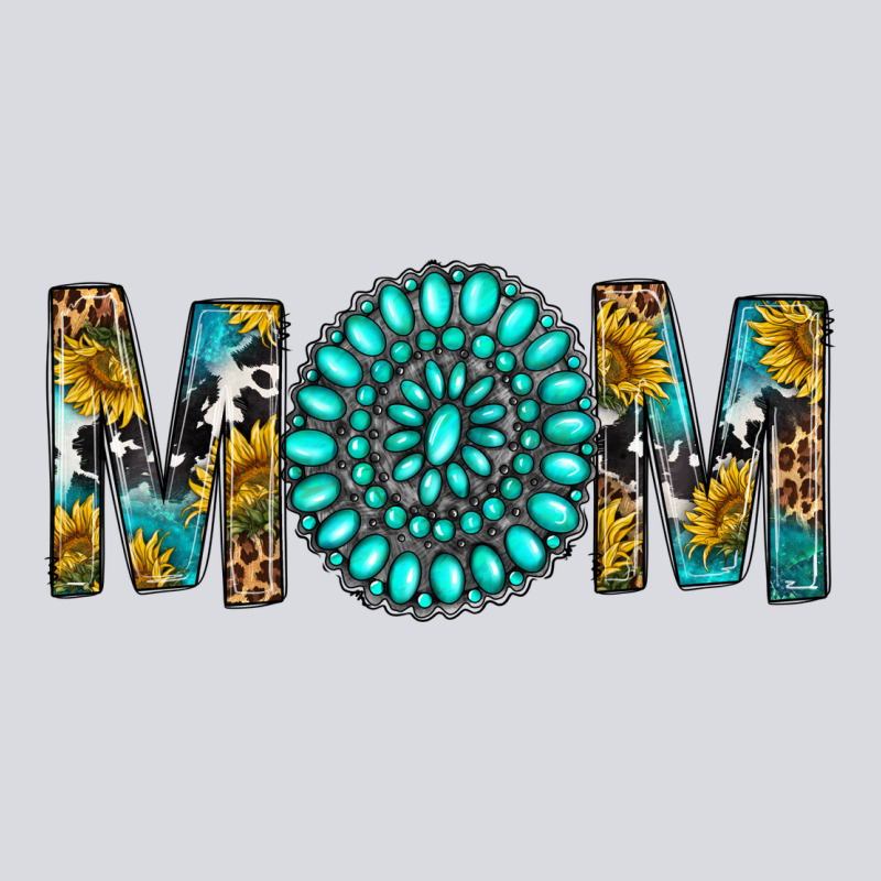 Western Mom With Turquoise Gemstone Zipper Hoodie by BundleAndBundleShop | Teevron