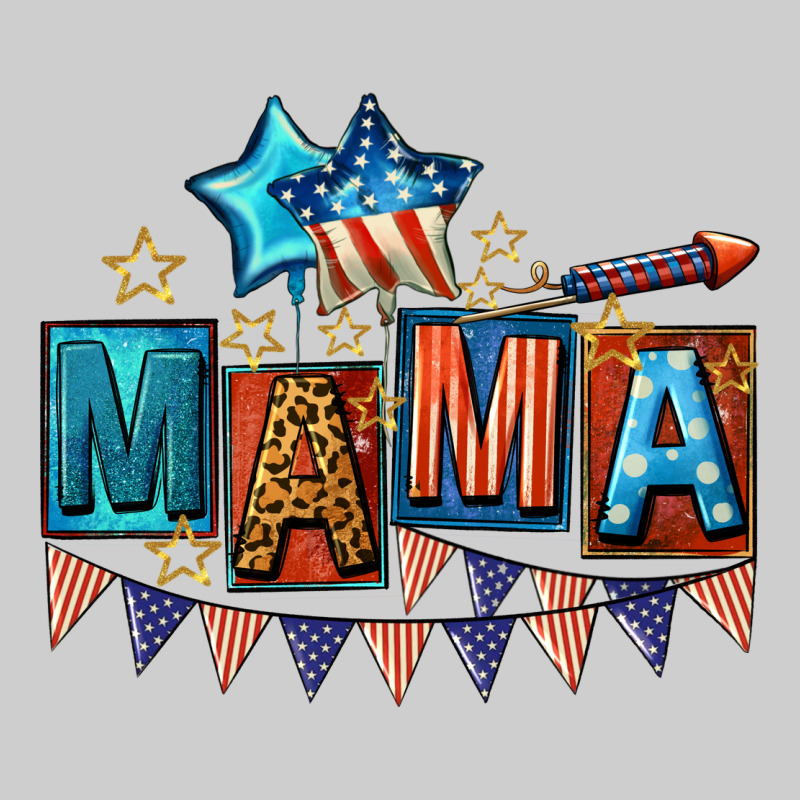 All American Mama 4th Of July Premium Tee by CowGirlArtShop | Teevron