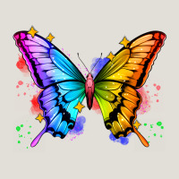 Rainbow Butterfly Heavy Core Tee | Teevron
