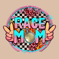 Race Mom With Leopard And Peace Hand Urban Heavy Tee | Teevron
