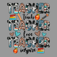 Teacher Teach Love Inspire Vintage Hoodie | Teevron