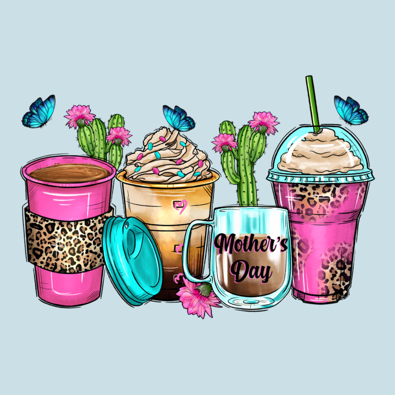 Mother's Day Coffee Cups Ladies Tee by Zillion Design Studio | Teevron
