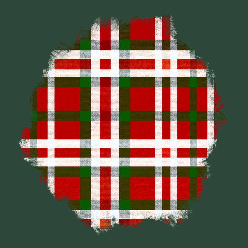 Christmas Tartan Patch Zipper Hoodie by BundleAndBundleShop | Teevron