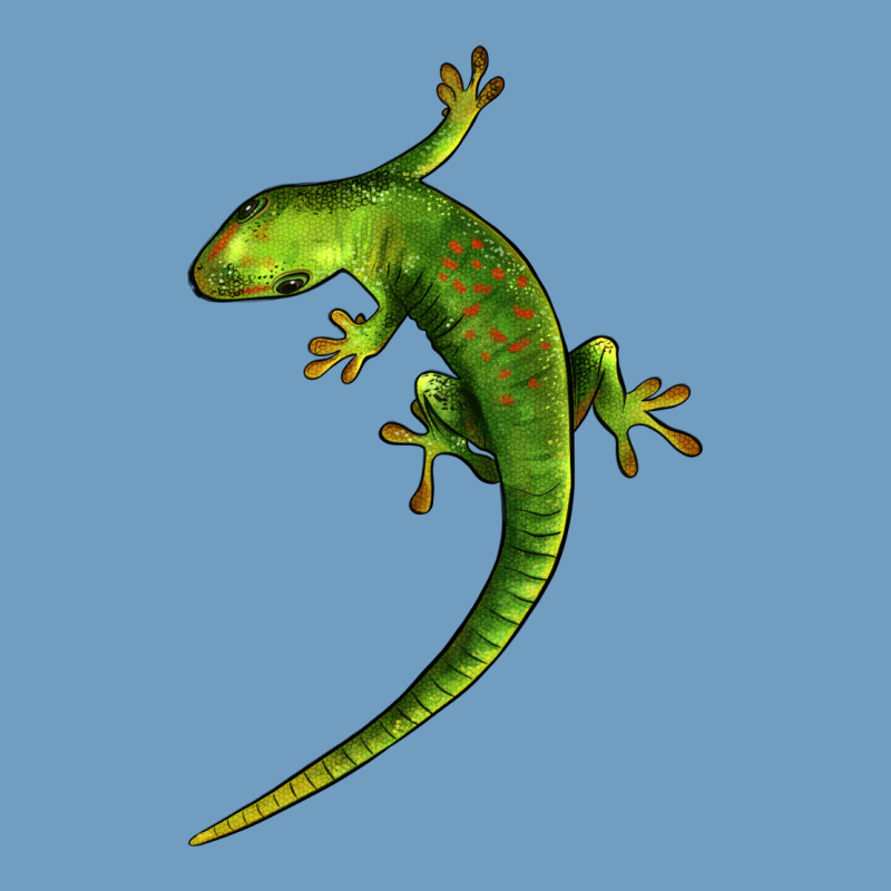 Green Lizard Illustrations Urban Heavy Tee by LillyAllenDesigns | Teevron
