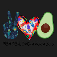 Peace Love Avocados Heavyweight Hoodie | Teevron