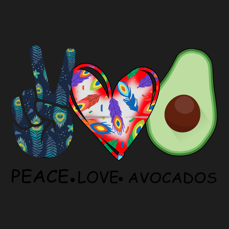 Peace Love Avocados Heavyweight Hoodie by Bettercallsaul | Teevron