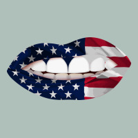 Lips American Flag Heavyweight Hoodie | Teevron