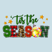 'tis The Season Softball Christmas Ladies Tee | Teevron